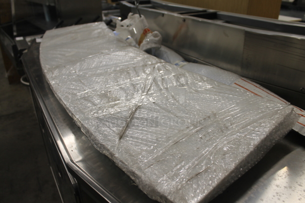 BRAND NEW SCRATCH AND DENT! Sifa Stainless Steel Commercial Work Station w/ 2 Door Cooler and Back Splash. 220-240 Volts.  - Image 4 of 11