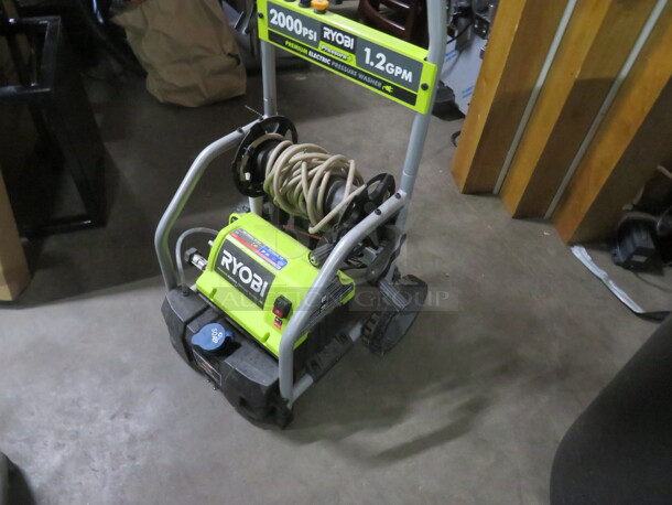 One Ryobi Premium Electric Pressure Washer. 2000PSI. - Image 2 of 3