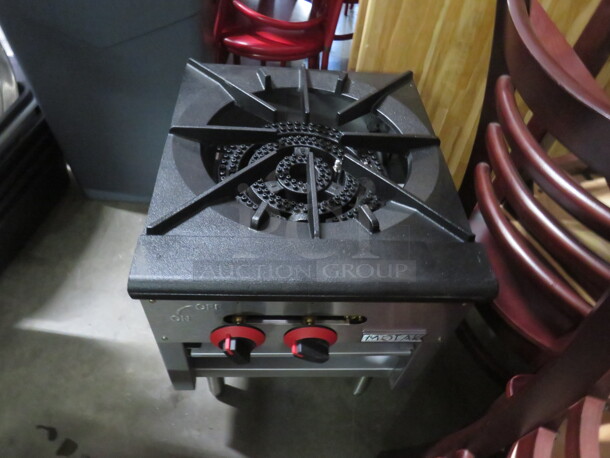 One NEW Motak 1 Burner Natural Gas Stock Pot Range. Model# MSP-1-N. 18X21X24 - Image 2 of 2