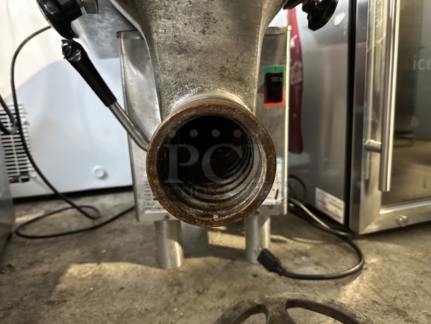 2015 Pro Cut KG-22W Stainless Steel Commercial Countertop Meat Grinder w/ Tray. 115 Volts, 1 Phase. Tested and Working! - Image 8 of 9