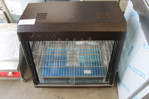 BRAND NEW SCRATCH AND DENT! Avantco 177HDC26 Metal Commercial Countertop Heated Warming Display Case Merchandiser. 120 Volts, 1 Phase. Tested and Working! - Image 1 of 5