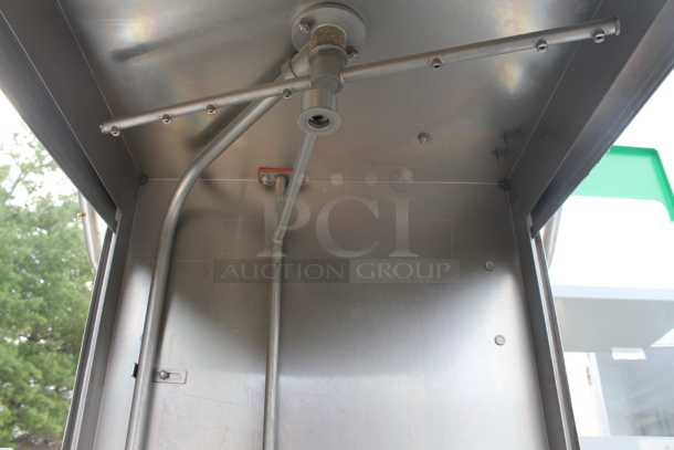 Jackson Tempstar Stainless Steel Commercial Straight Pass Through Dishwasher w/ Left Side Clean Side Dishwasher Table and Right Side Dirty Side Dishwasher Table. 208-230 Volts, 1 Phase. - Image 6 of 10