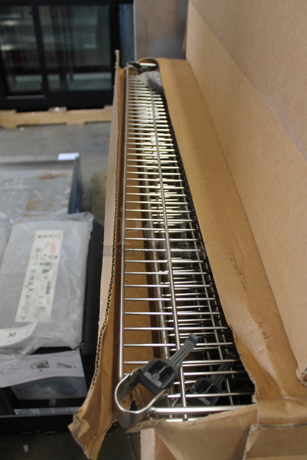 2 BRAND NEW! Boxes of 4 Metro A2436NS Chrome Finish Wire Shelves. 2 Times Your Bid! - Image 2 of 4