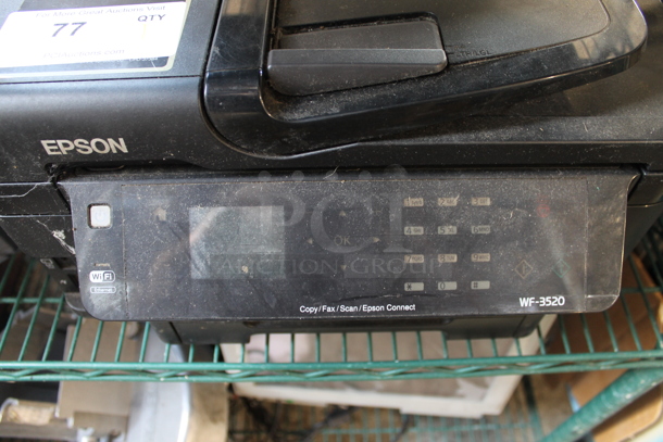 Epson WF-3520 Countertop Printer Scanner Copier Machine. - Image 2 of 8