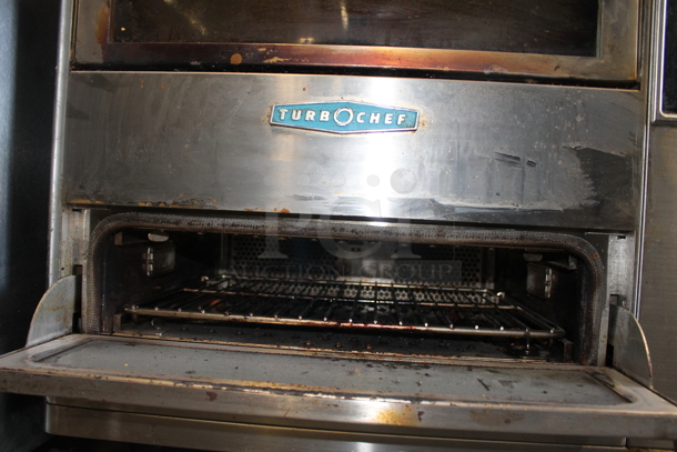 2019 Turbochef HHD Stainless Steel Commercial Countertop Double Batch / Double Deck Rapid Cook Oven. 208/240 Volts, 1 Phase.  - Image 8 of 10