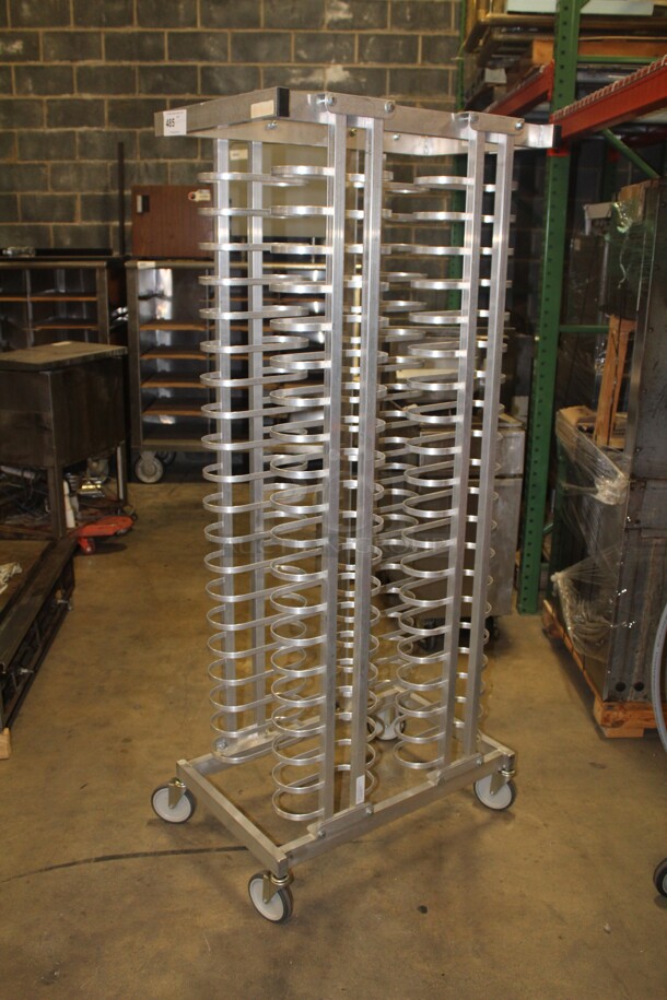 NEW! Commercial Plate Rack On Casters. 19.5x31x72 - Image 2 of 2