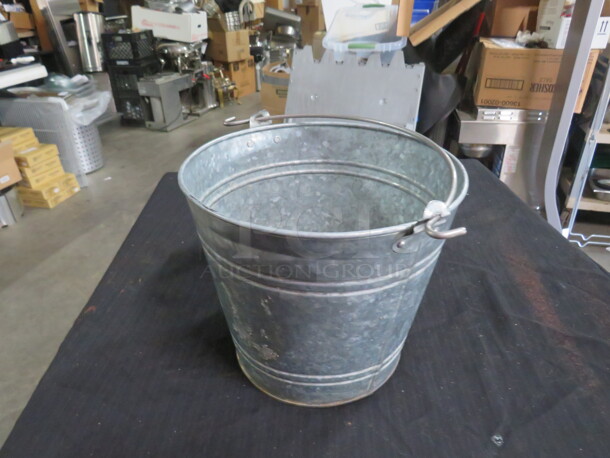 Galvanized Bucket. 6XBID
