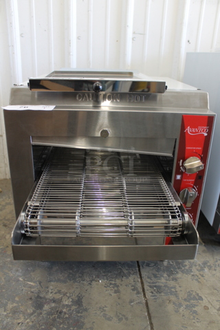 BRAND NEW SCRATCH AND DENT! Avantco TT-P11-240 177CNVYOV10d Stainless Steel Commercial Countertop Electric Powered Conveyor Pizza Oven. 240 Volts.