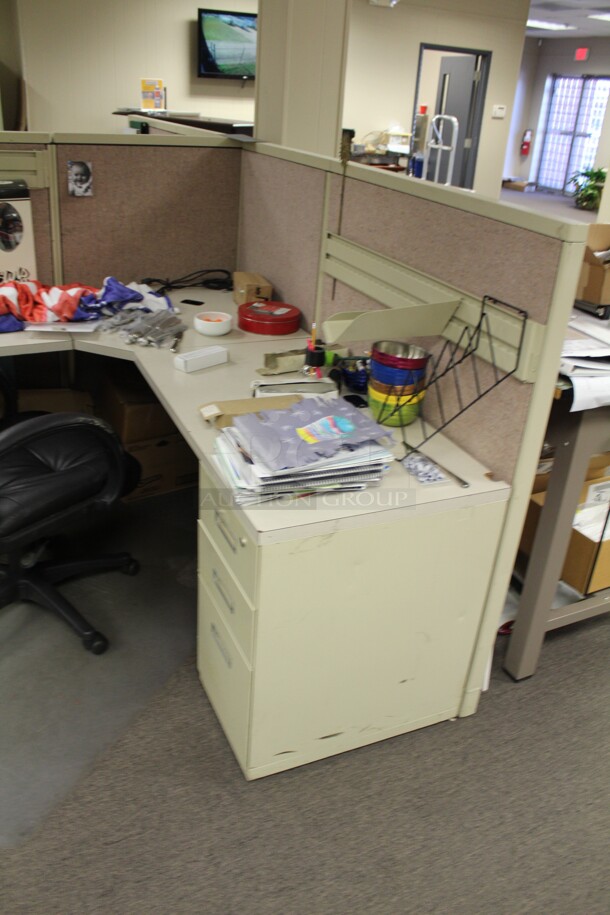 WOW! L Shaped Office Desk (90x74x53) And Office Chair. Chair And Desk Only!  - Image 2 of 2