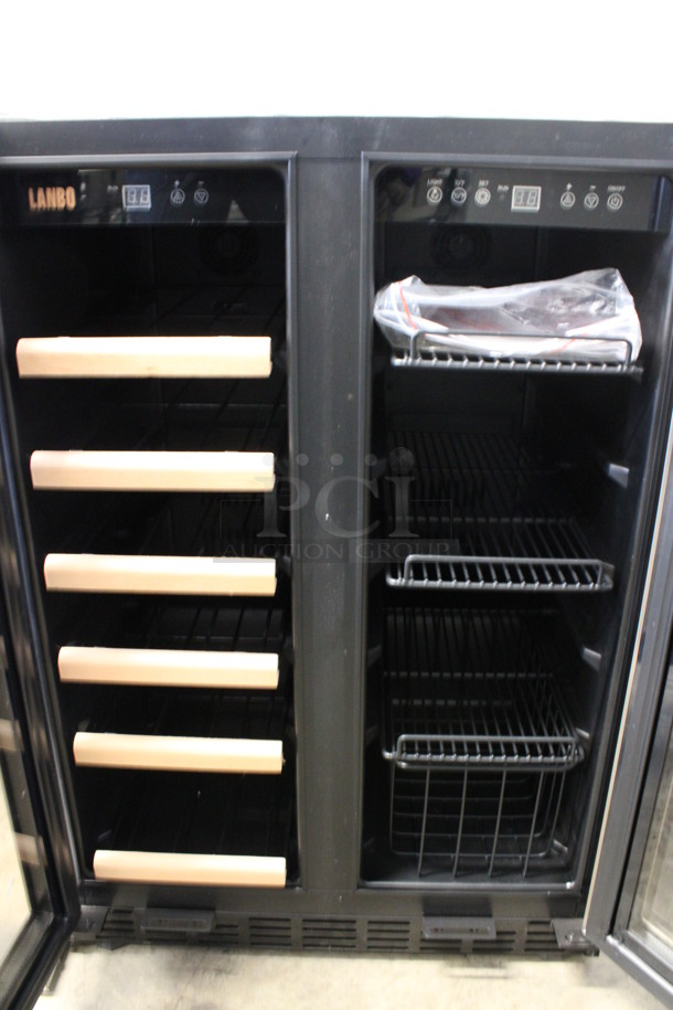 Lanbo Model LB36BD Metal 2 Door Wine Chiller. 110-120 Volts, 1 Phase. 24x23.5x34. Tested and Working! - Image 4 of 5
