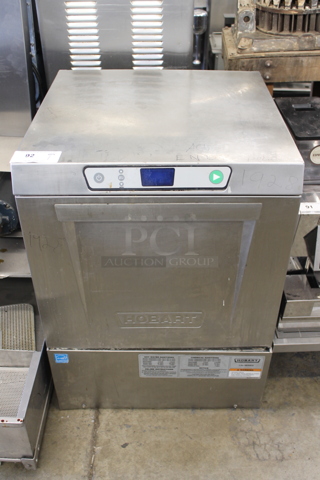 Hobart LXEH Stainless Steel Commercial Undercounter Dishwasher. 120/208-240 Volts, 1 Phase. 