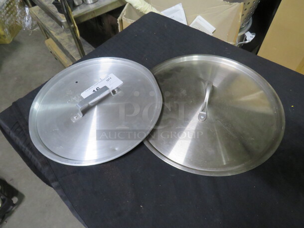 Assorted Stock Pot Lids. 2XBID - Image 1 of 1