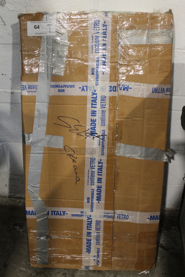 Box of Tan Metal Pieces. - Image 1 of 5