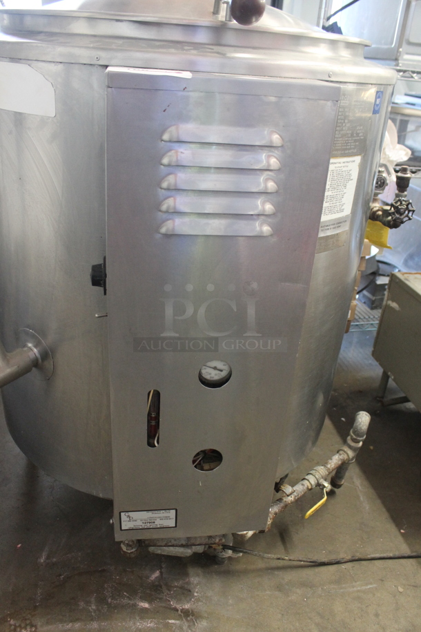 Groen AT/1-40 Stainless Steel Commercial Floor Style Propane Gas Powered 40 Gallon Steam Kettle. 85,000 BTU. - Image 4 of 7
