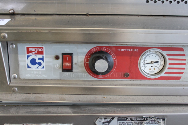 2011 Metro C5 C563-SFS-U Stainless Steel Commercial Warming Cabinet on Commercial Casters. 120 Volts, 1 Phase. Cannot Test Due To Cut Power Cord - Image 2 of 5