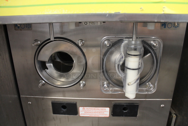 Taylor Stainless Steel Commercial Countertop 2 Flavor Slushie Frozen Beverage Machine.  - Image 3 of 4