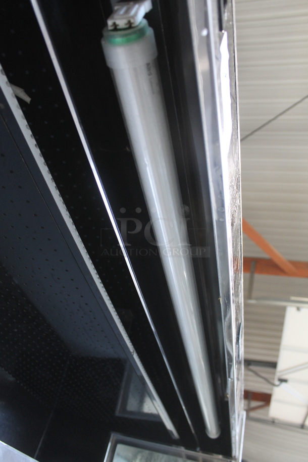 BRAND NEW SCRATCH AND DENT! CustomCool GC60SC Stainless Steel Commercial Floor Style Open Grab N Go Merchandiser w/ Metal Shelves. 115 Volts, 1 Phase. Does Not Come w/ Remote Compressor. - Image 8 of 11