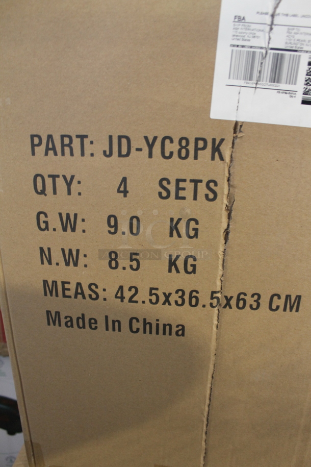 10 BRAND NEW IN BOX! GoBayit JD-YC8PK Clear Poly Bins. 10 Times Your Bid! - Image 2 of 5