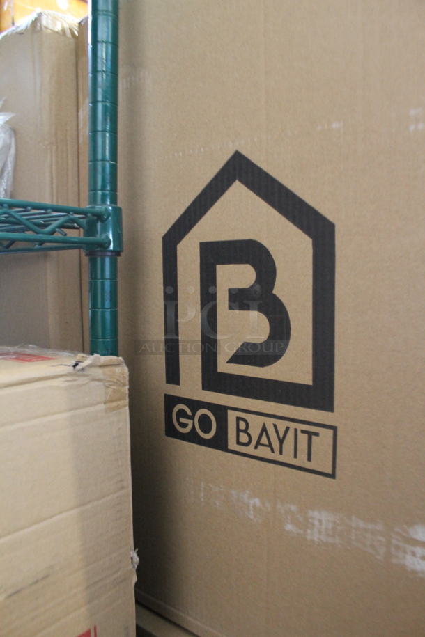 10 BRAND NEW IN BOX! GoBayit JD-YC8PK Clear Poly Bins. 10 Times Your Bid! - Image 3 of 5