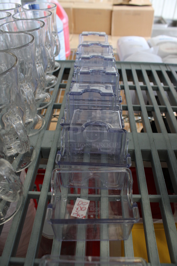 ALL ONE MONEY! Lot of 15 Clear Poly Sugar Caddies! 3.5x2.5x2 - Image 2 of 2