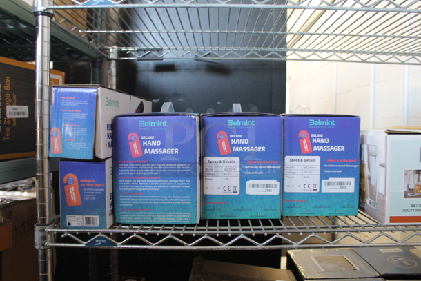 ALL ONE MONEY! Tier Lot of Various BRAND NEW SCRATCH AND DENT! Items Including 3 Belmint Hand Massagers, Modern Living Glasses and Drinking Glasses Set - Image 2 of 4