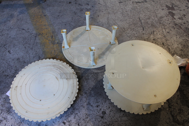 ALL ONE MONEY! Lot of 2 Tier Cake Stand and Extra Piece - Image 4 of 4