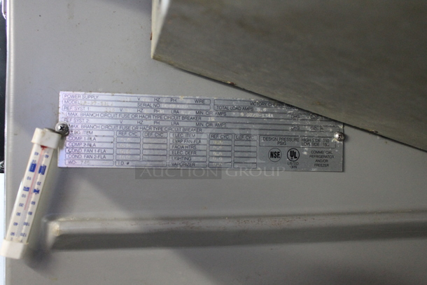 Victory LA-27-SALA Stainless Steel Commercial Sandwich Salad Prep Table Bain Marie Mega Top on Commercial Casters. 115 Volts, 1 Phase. Tested and Working! - Image 7 of 7