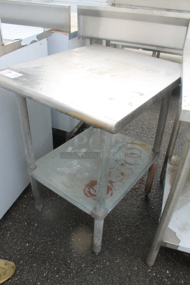 Stainless Steel Commercial Table w/ Metla Under Shelf.  - Image 3 of 3