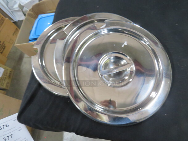 NEW 9.5 Inch Halco Stainless Steel Round Lid. #VIC-0812. 3XBID