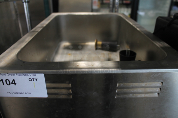 Stainless Steel Commercial Countertop Food Warmer. 120 Volts, 1 Phase. Tested and Working! - Image 3 of 4