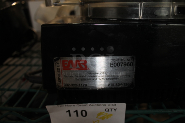 2 Waring Metal Countertop Food Processors w/ Bowl, S Blade and Lid. Comes w/ 6 Extra Blades. 2 Times Your Bid! Tested and Working! - Image 3 of 4