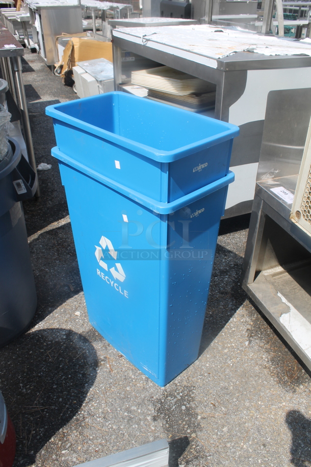 2 Blue Poly Recycling Bins. 2 Times Your Bid! - Image 3 of 3