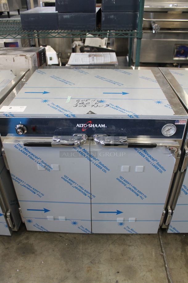 BRAND NEW! 2022 Alto Shaam 750-CTUS Commercial Stainless Steel Electric Holding Cabinet With Pan Racks. 120V, 1 Phase. Tested And Working!  - Image 3 of 8