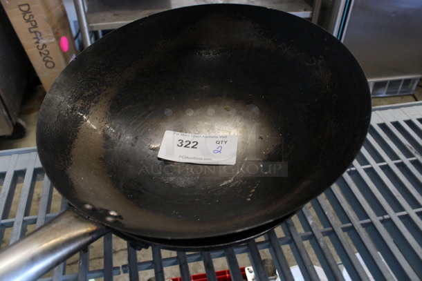 2 Metal Skillets. 21x14x5, 2x12.5x2.5. 2 Times Your Bid! - Image 2 of 3