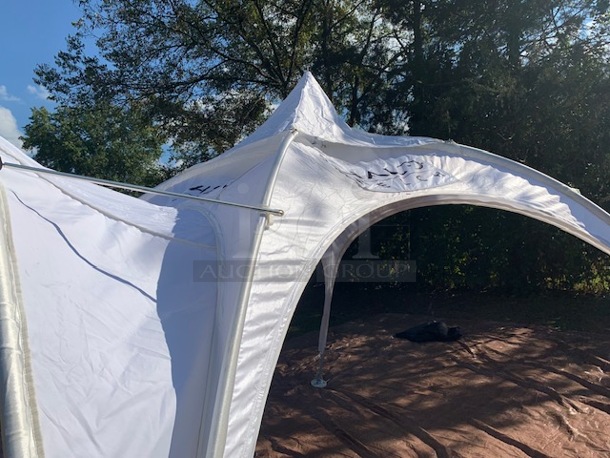 One White Canopy In A Carry Bag.  - Image 3 of 4