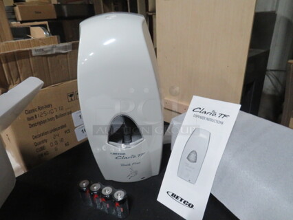 One NEW Clario Betco Automatic Hands Free Soap Dispenser. 