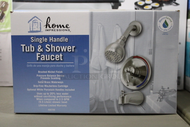Home Impressions Single Handle Tub & Shower Faucet