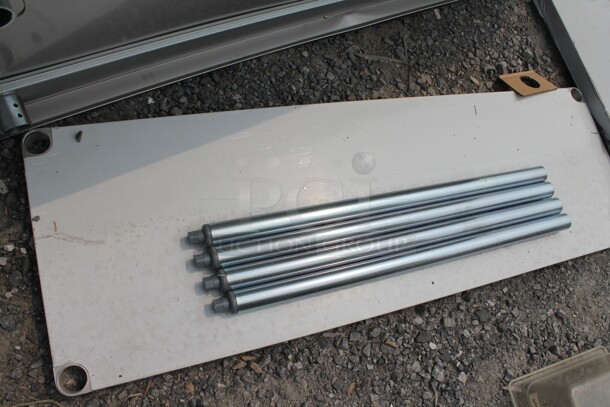 BRAND NEW SCRATCH AND DENT! Regency 600T2460G Commercial Stainless Steel Disassembled Work Table With Undershelf And Legs. - Image 5 of 5