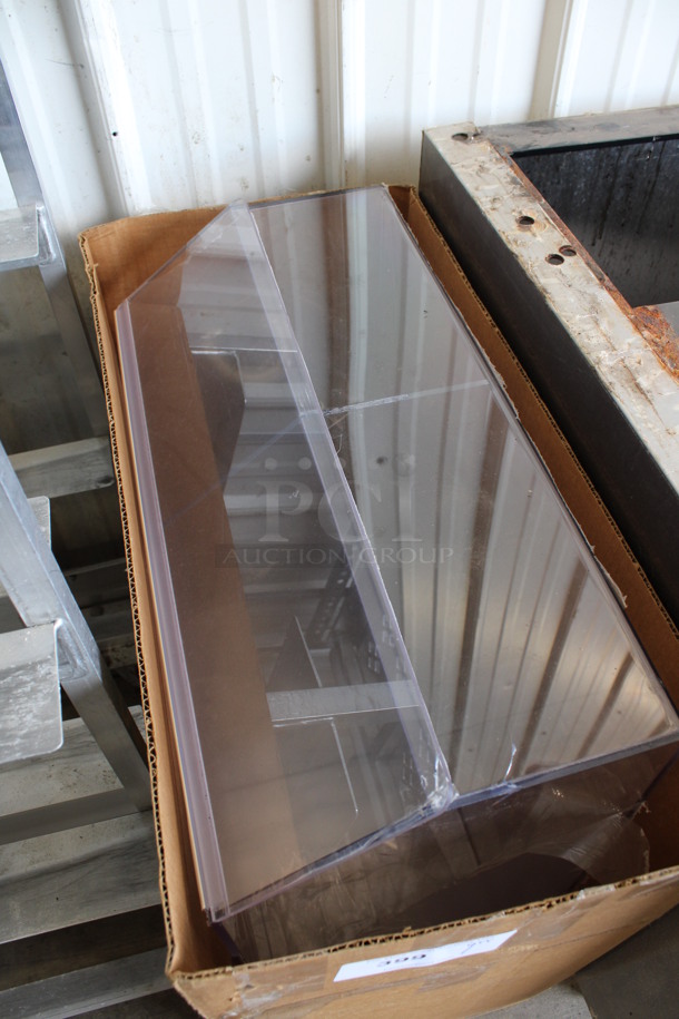Clear Poly Bin w/ Lid. 23.5x26x11.5 - Image 3 of 3
