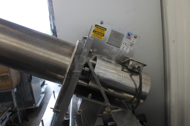 2017 Goodnature EG-260 Stainless Steel Commercial Floor Style Cold Press Juicer on Commercial Casters. 230 Volts, 1 Phase.  - Image 9 of 12