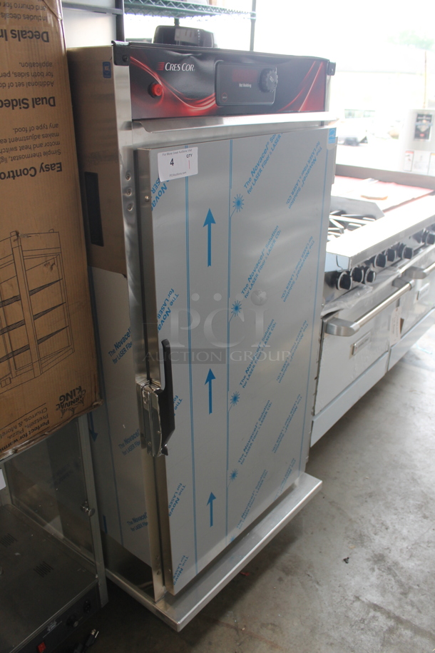 BRAND NEW SCRATCH AND DENT! CresCor H137SUA9D Stainless Steel Commercial Single Door Reach In Warming Holding Cabinet. 120 Volts, 1 Phase. Tested and Working! - Image 3 of 7