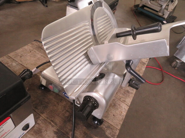 One Globe Deli Slicer. 115 Volt. Model# G12 - Image 2 of 3
