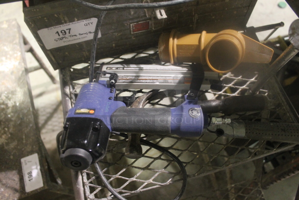 Gray Metal Double Sided 3 Step Ladder w/ Contents. - Image 4 of 5