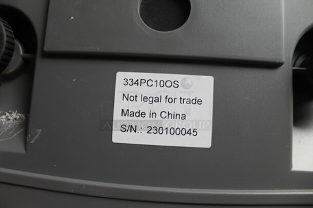 BRAND NEW SCRATCH AND DENT! AvaWeigh 334PC10OS Stainless Steel Countertop Food Portioning Scale. Tested and Working! - Image 7 of 8