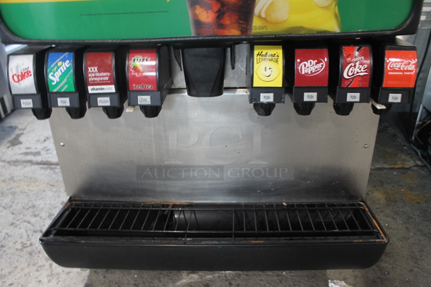 Manitowoc QY0284A Stainless Steel Commercial Ice Machine Head on SerVend MD200 Stainless Steel Commercial 8 Flavor Carbonated Beverage Machine. 115 Volts, 1 Phase - Image 5 of 8