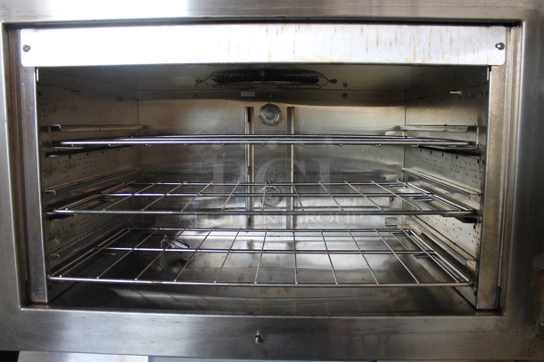 2014 Duke TSC-6/18M M Stainless Steel Commercial Electric Powered Oven Proofer w/ Hood Vent on Commercial Casters. 208 Volts, 3 Phase.  - Image 5 of 7