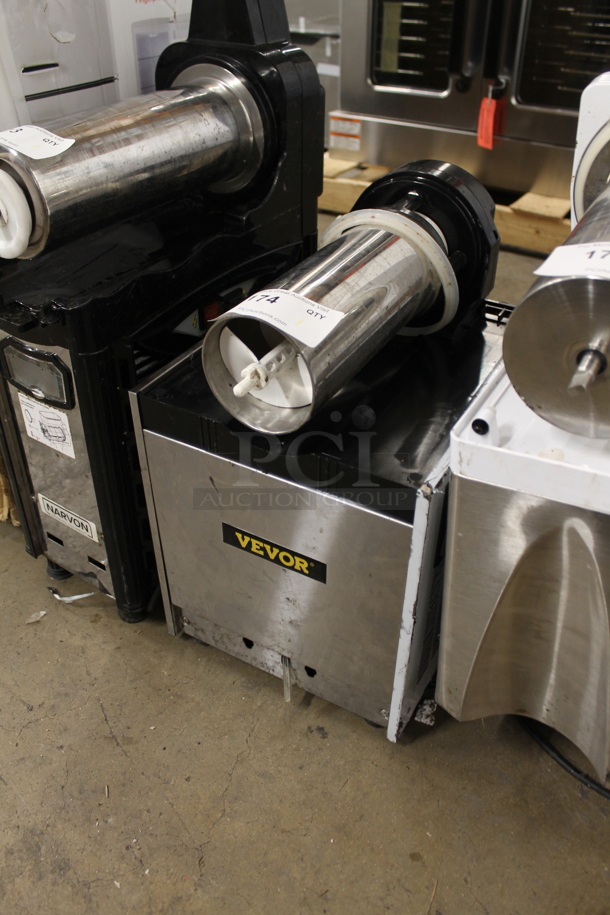 Vevor SC 1 Stainless Steel Commercial Countertop Single Hopper Slushie Machine. Missing Hopper. 110 Volts, 1 Phase. Tested and Working! - Image 2 of 4