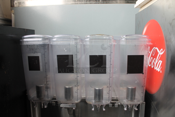 2019 Crathco CS-4E/2D/3D-16 Stainless Steel Commercial Countertop 4 Hopper Refrigerated Beverage Machine. 120 Volts, 1 Phase. Tested and Working! - Image 2 of 7