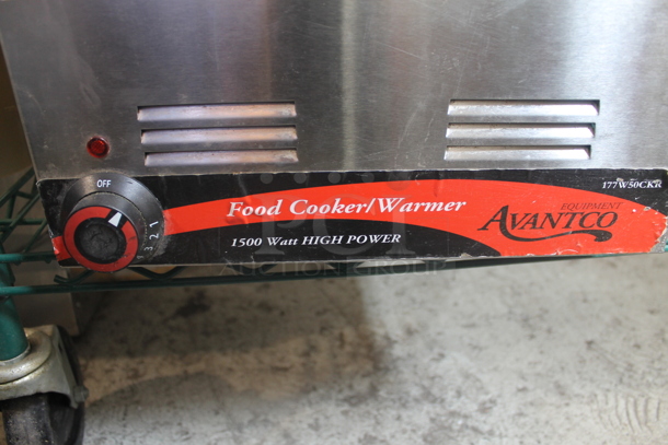 Avantco 177W5QCKR Commercial Stainless Steel Electric Countertop Food Cooker/Warmer. 120V. Tested and Working! - Image 2 of 6