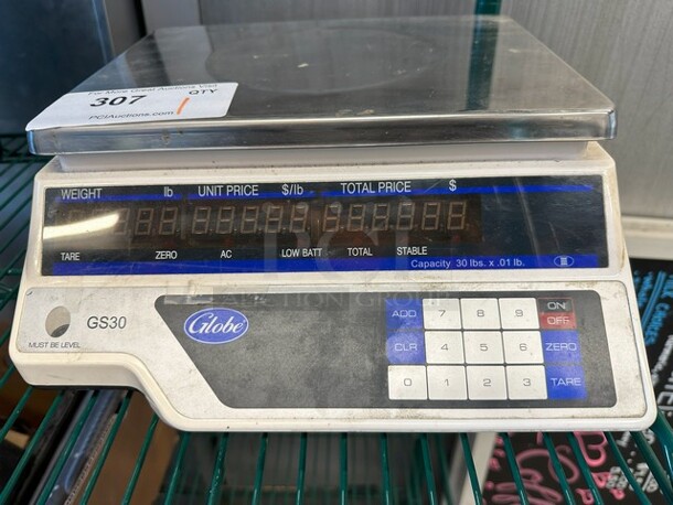 Globe GS30 Countertop Food Portioning Scale. 110-120 Volts, 1 Phase. Tested and Working! - Image 3 of 4
